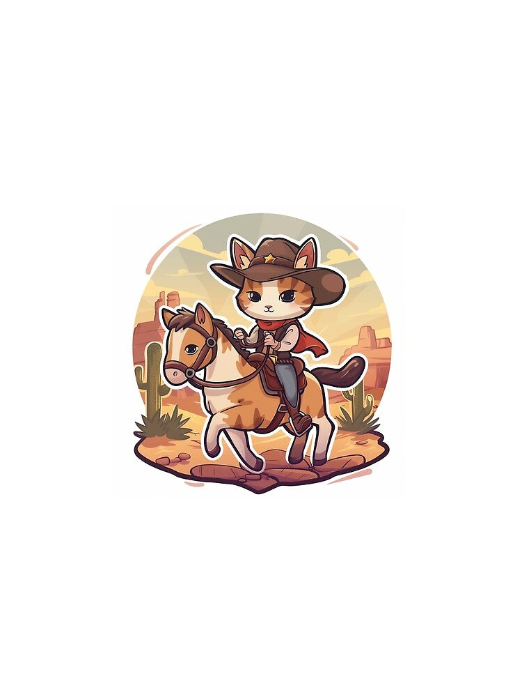 Adorable Cowboy Cat Nr.2 by Line-Creations T-Shirts, Hoodie, Sweatshirt | BlankRebels.com (Image 2)