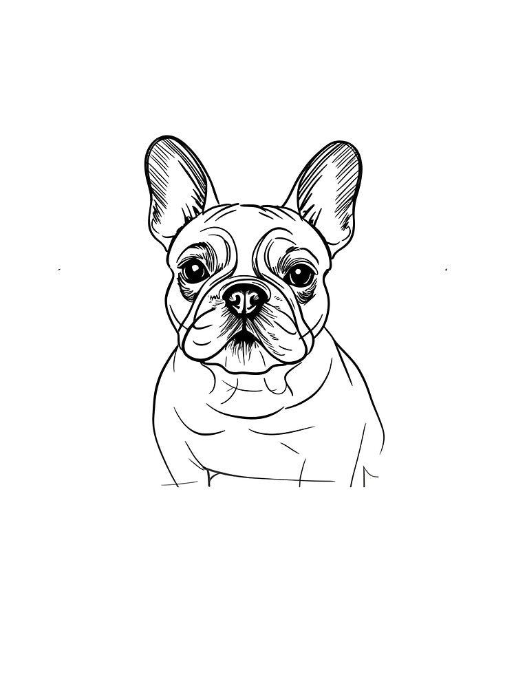 Pencil Sketch Style Bulldog by FreeStyleTrend T-Shirts, Hoodie, Sweatshirt | BlankRebels.com (Image 2)