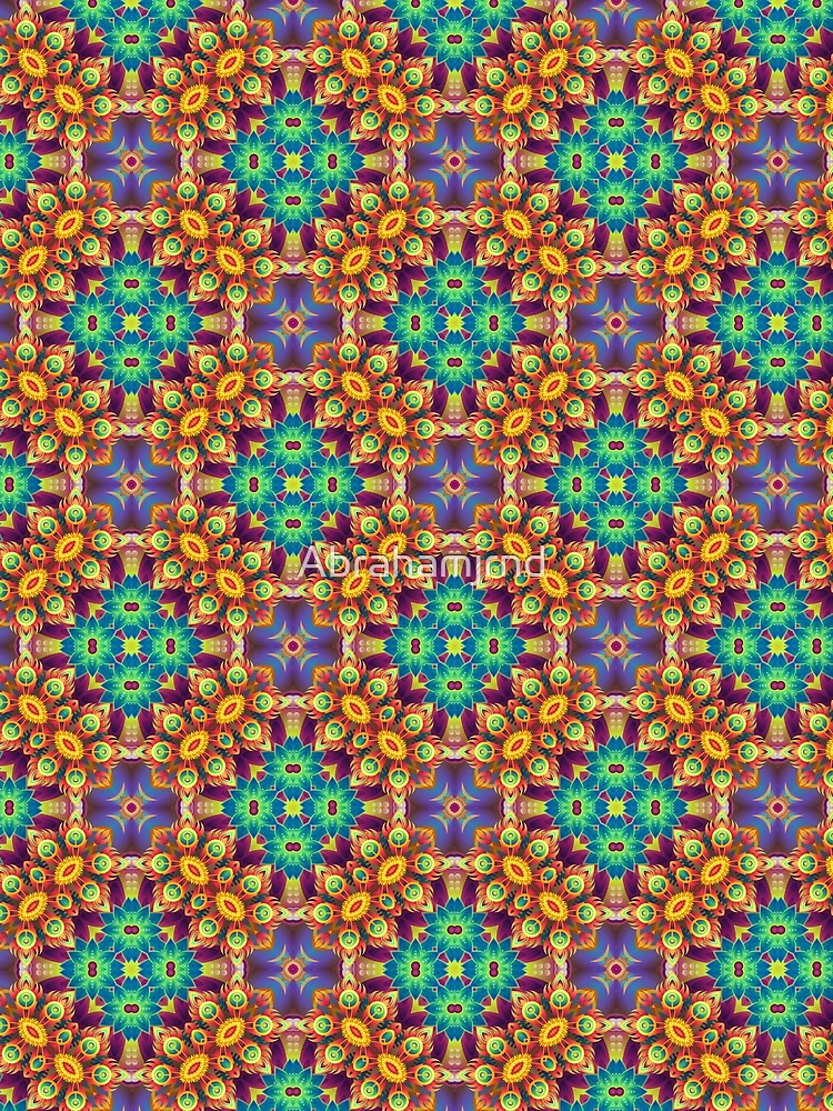 abstract bumper garden violet purple seamless colorful repeat pattern by Abrahamjrnd T-Shirts, Hoodie, Sweatshirt (Image 2)
