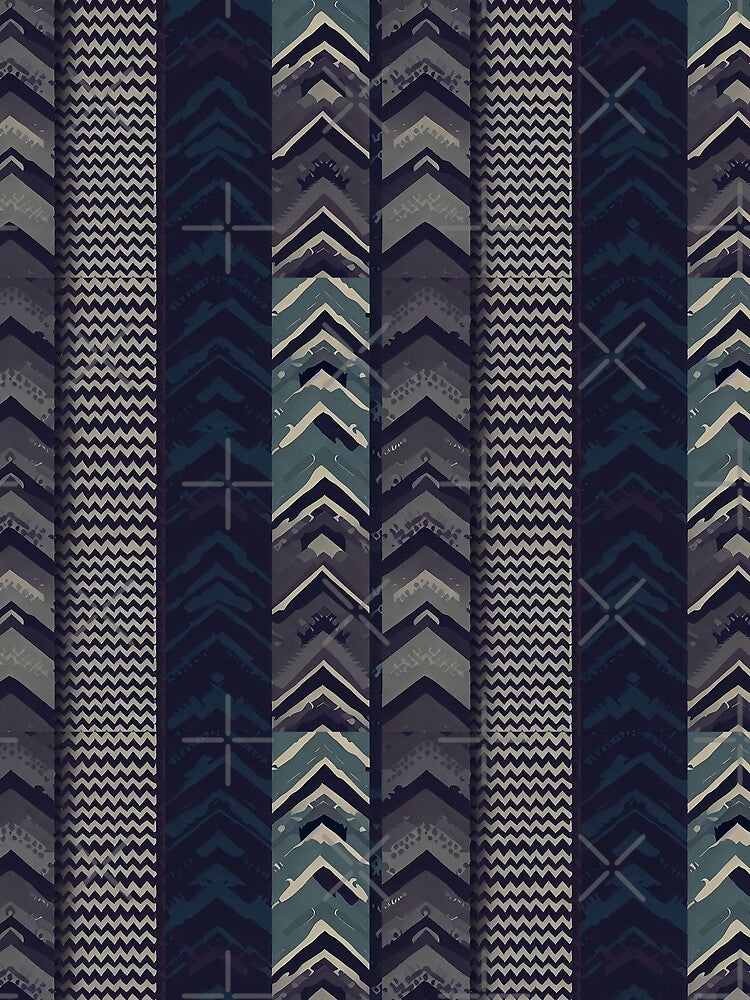 Grunge Vertical Herringbone Patchwork by SamJanner T-Shirts, Hoodie, Sweatshirt | BlankRebels.com (Image 2)