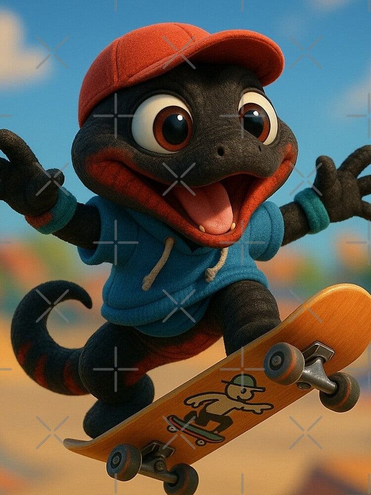 Skater Mud Snake 2 by Sillytoe T-Shirts, Hoodie, Sweatshirt | BlankRebels.com (Image 2)