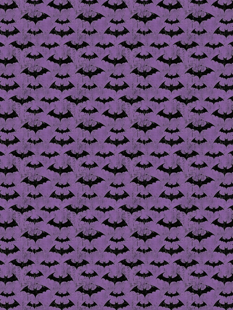 Bats on Purple Background Halloween by JuliaPop T-Shirts, Hoodie, Sweatshirt | BlankRebels.com (Image 2)