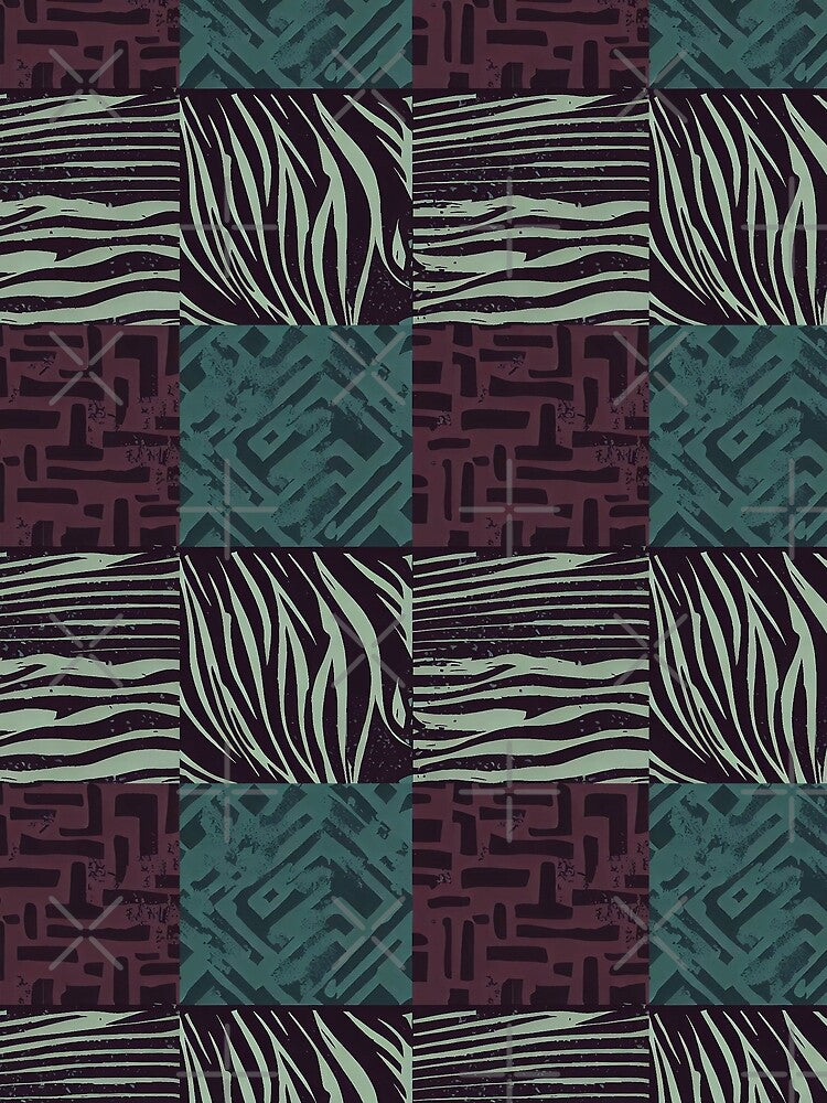 Zebra Grunge Patchwork by SamJanner T-Shirts, Hoodie, Sweatshirt | BlankRebels.com (Image 2)