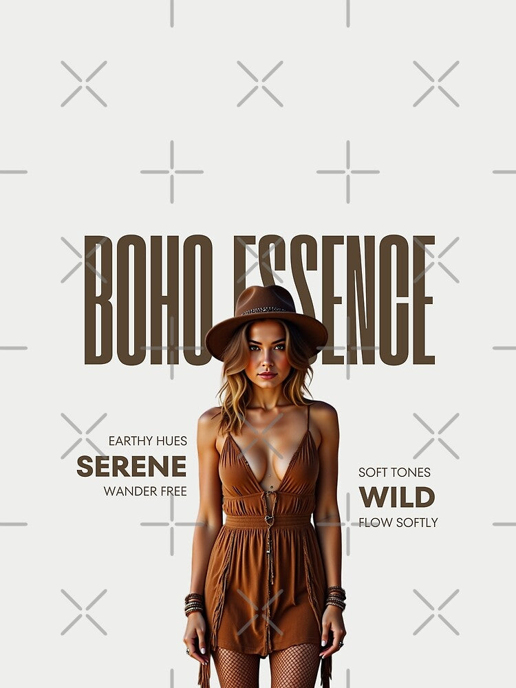 Boho Essence – Fashion Editorial Brown Aesthetic by MetaModel Studio T-Shirts, Hoodie, Sweatshirt | BlankRebels.com (Image 2)