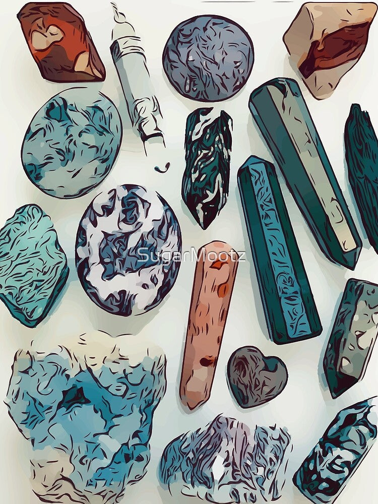 Healing Crystals #2 by SugarMootz T-Shirts, Hoodie, Sweatshirt | BlankRebels.com (Image 2)