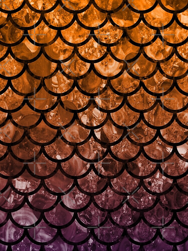 Orange Purple Dragon Scales by HomeLivingCo T-Shirts, Hoodie, Sweatshirt | BlankRebels.com (Image 2)