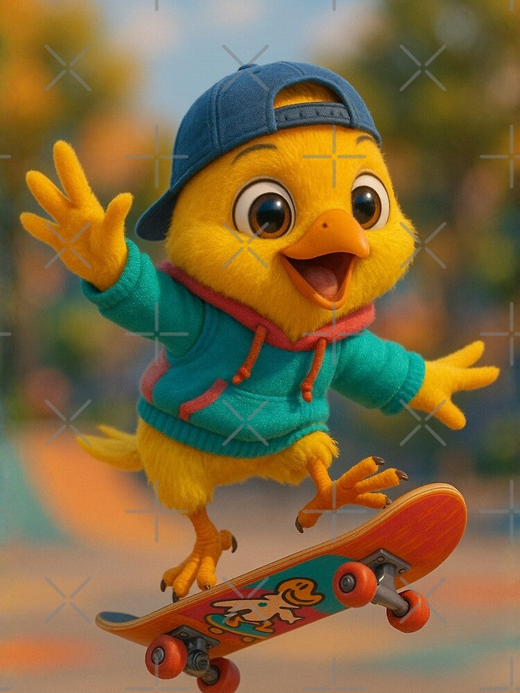 Skater Orange Tanager by Sillytoe T-Shirts, Hoodie, Sweatshirt | BlankRebels.com (Image 2)