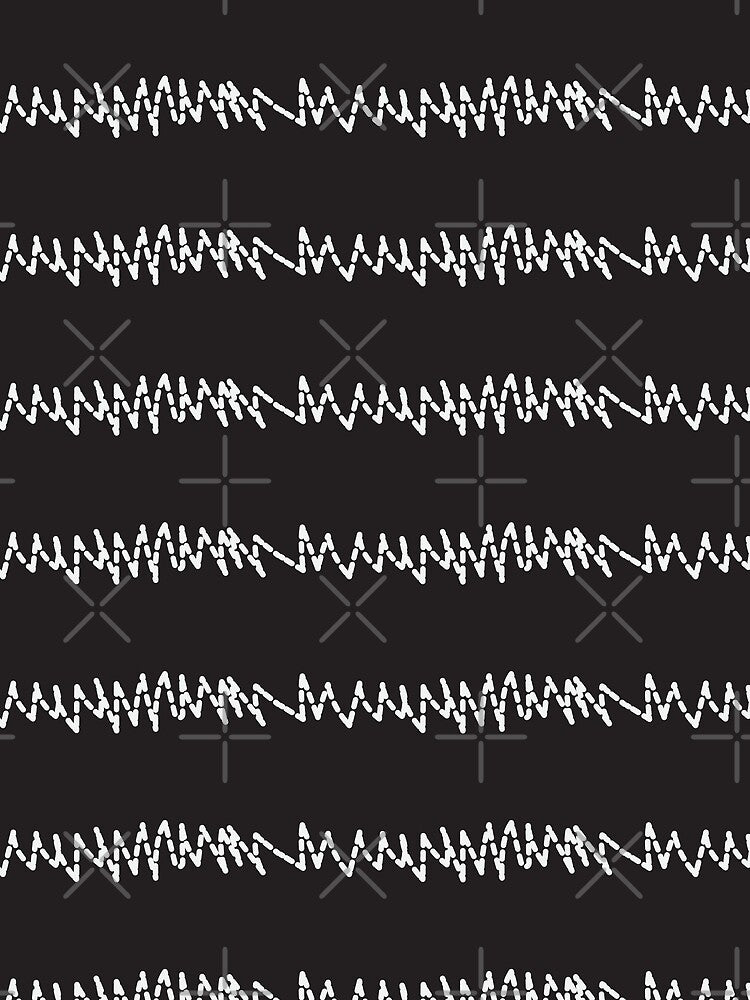Hand-drawn Black and White Zigzag Pattern by PosterpartyCo T-Shirts, Hoodie, Sweatshirt | BlankRebels.com (Image 2)