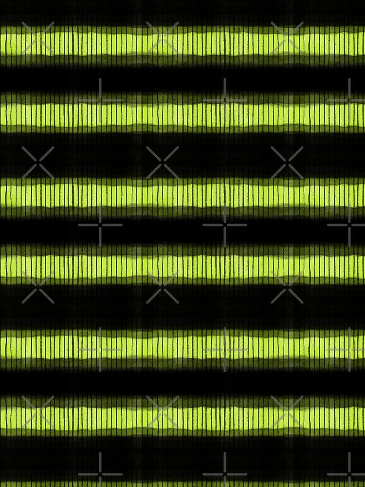Grunge Stripes in Black and Green by LAEC-Shop