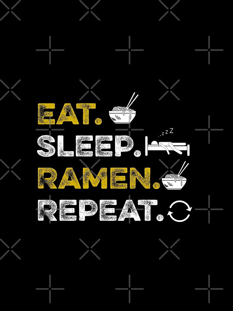 Eat. Sleep. Ramen. Repeat. Funny by ilias13 T-Shirts, Hoodie, Sweatshirt | BlankRebels.com (Image 2)