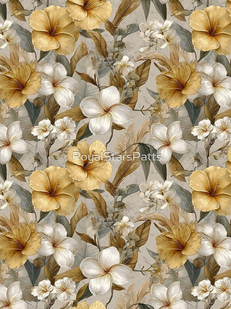 Unique Tropical Flower  - Flower Garden Pattern  - Anniversary Gift Ideas by RoyalStarsPatts T-Shirts, Hoodie,... (Image 2)