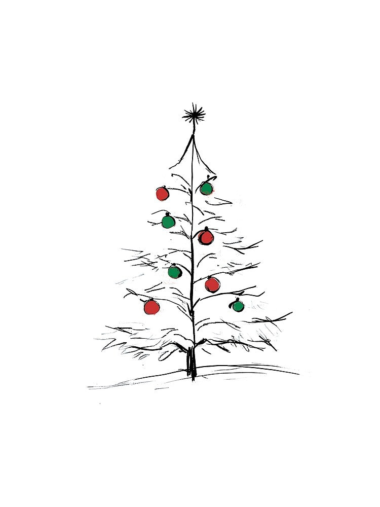 Christmas Tree Sketch by MaryFiore T-Shirts, Hoodie, Sweatshirt | BlankRebels.com (Image 2)