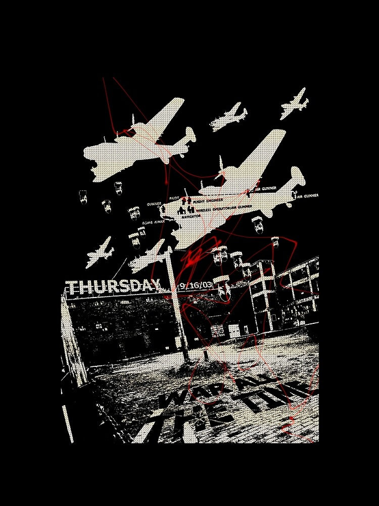 Thursday Band War All The Time by artworkbyvivian T-Shirts, Hoodie, Sweatshirt | BlankRebels.com (Image 2)