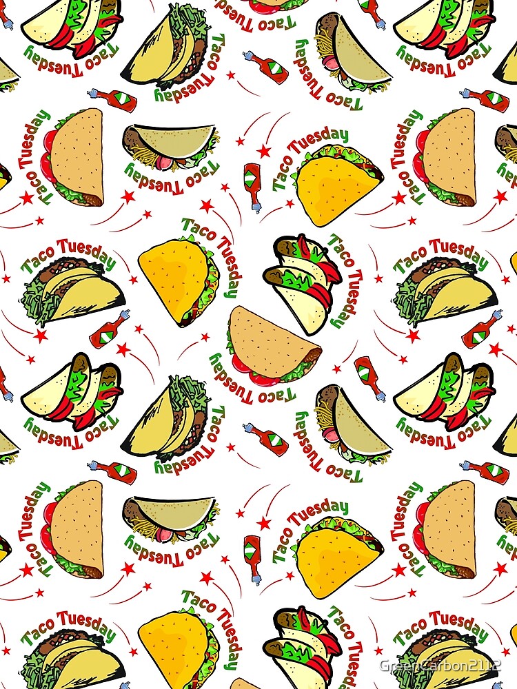 Taco Tuesday - Hot and Spicey Fun! by GreenCarbon2112 T-Shirts, Hoodie, Sweatshirt | BlankRebels.com (Image 2)
