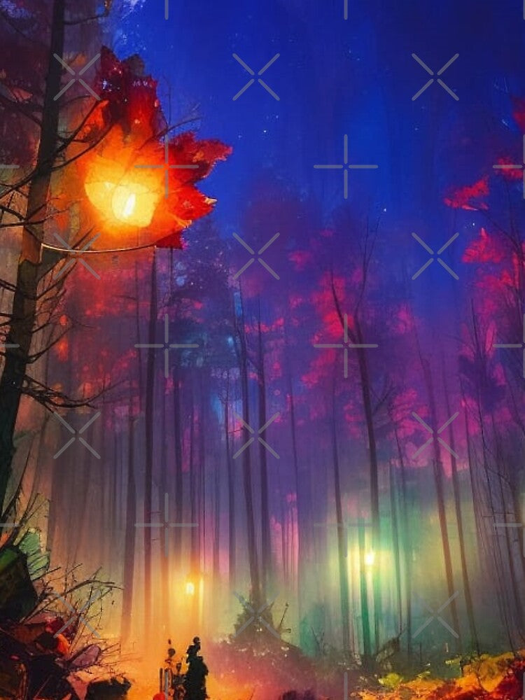 Dark Fantasy Forest Nightscape by GrimSun T-Shirts, Hoodie, Sweatshirt | BlankRebels.com (Image 2)