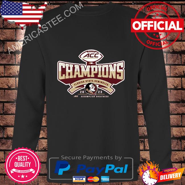 Florida State Seminoles Blue 84 2023 ACC Football Conference Champions Locker Room T-Shirt