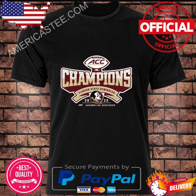 Florida State Seminoles Blue 84 2023 ACC Football Conference Champions Locker Room T-Shirt