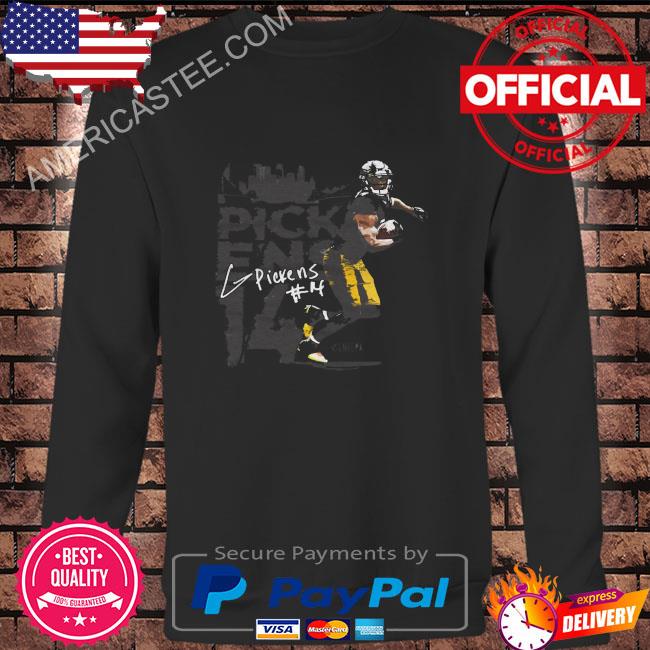 George pickens Pittsburgh player name signature shirt
