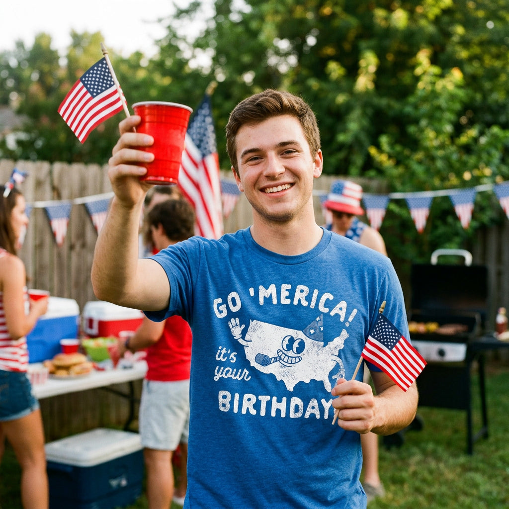 Go Merica Its Your Birthday Men's T Shirt