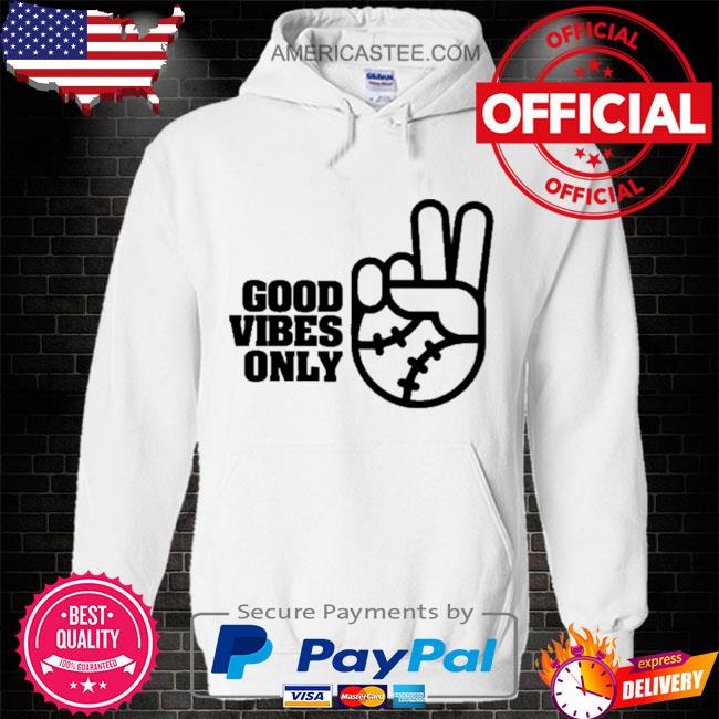 Good vibes only rake baseball company shirt