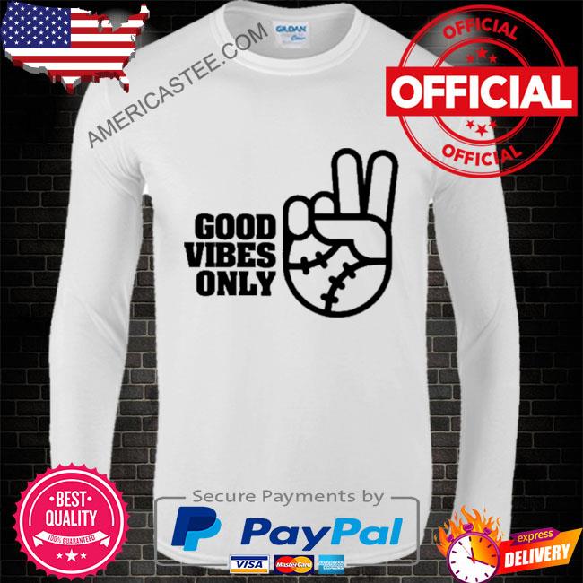 Good vibes only rake baseball company shirt