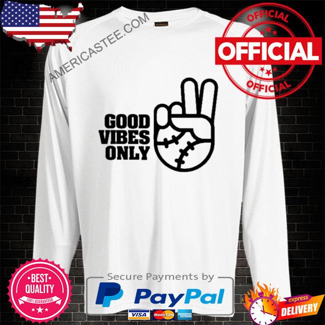 Good vibes only rake baseball company shirt