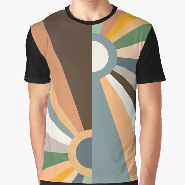 Offset Retro Sunset Rainbow 5 by MaryJaneRC T-Shirts, Hoodie, Sweatshirt | BlankRebels.com (Image 1)