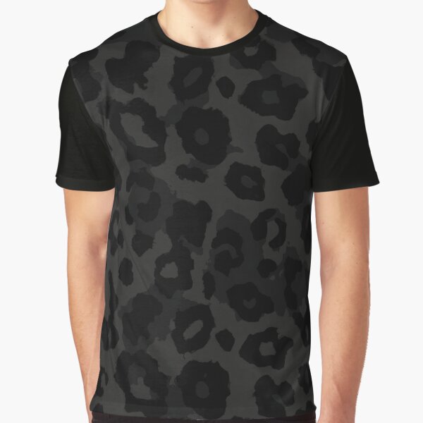 A dark black leopard pattern by SamJanner T-Shirts, Hoodie, Sweatshirt | BlankRebels.com (Image 1)