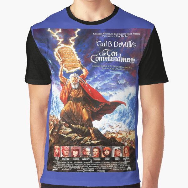 Ten Commandments Movie Poster by CMooreWorx T-Shirts, Hoodie, Sweatshirt | BlankRebels.com (Image 1)