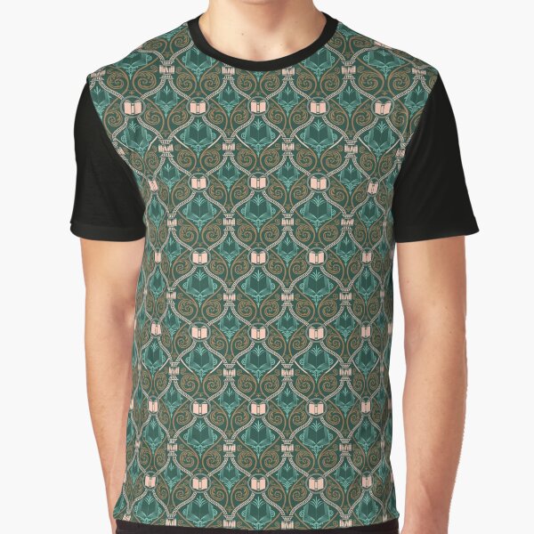 Bibliophile Damask by implexity T-Shirts, Hoodie, Sweatshirt | BlankRebels.com (Image 1)