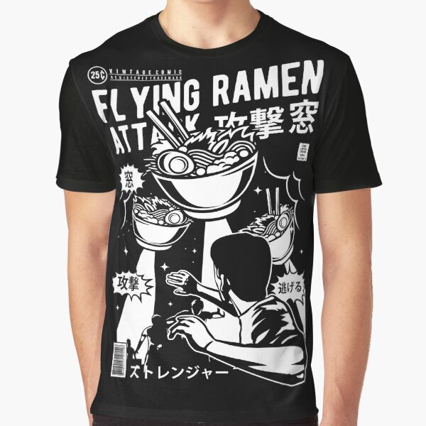 FLYNG RAMEN ATTACK by Emil1993 T-Shirts, Hoodie, Sweatshirt | BlankRebels.com (Image 1)