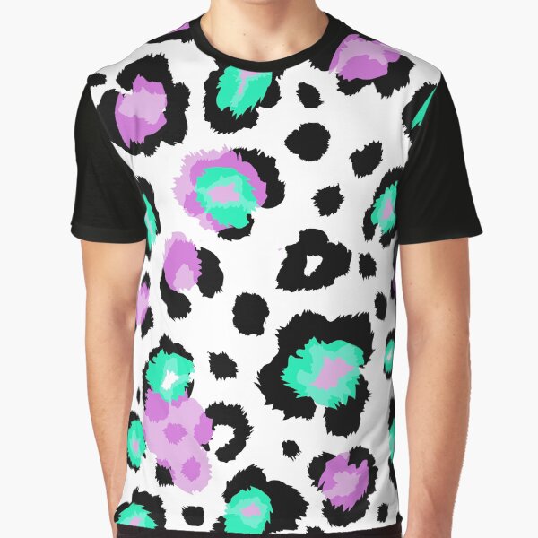 lilac turquoise animal print by haroulita T-Shirts, Hoodie, Sweatshirt | BlankRebels.com (Image 1)