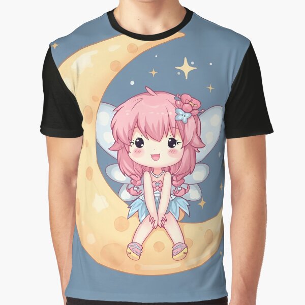 Fairy on the crescent moon by SimonsDesignArt T-Shirts, Hoodie, Sweatshirt | BlankRebels.com (Image 1)