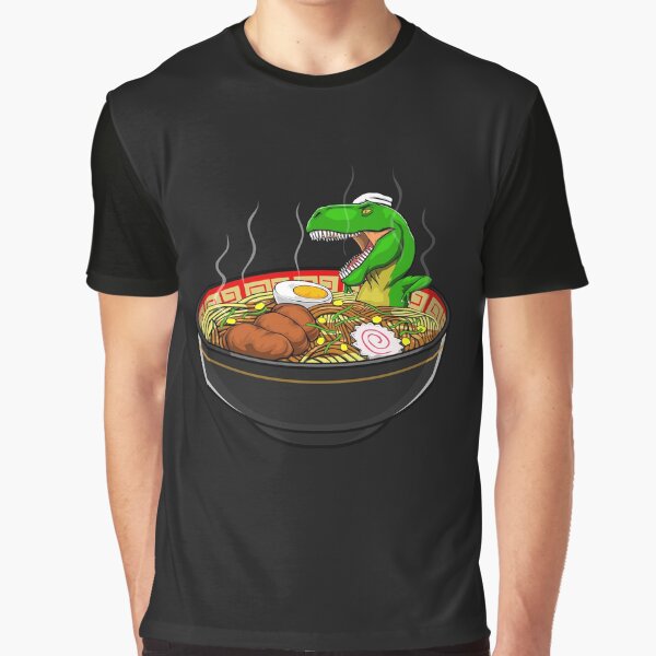 Trex Ramen Bath Japanese Instant Noodle Foodie by Bendthetrend T-Shirts, Hoodie, Sweatshirt | BlankRebels.com (Image 1)
