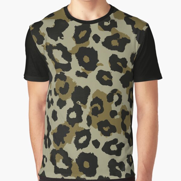 Khaki Leopard Pattern by SamJanner T-Shirts, Hoodie, Sweatshirt | BlankRebels.com (Image 1)