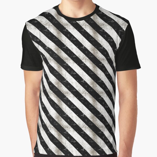 Eternal Grunge | Black & White Stripe by PureCreations T-Shirts, Hoodie, Sweatshirt | BlankRebels.com (Image 1)