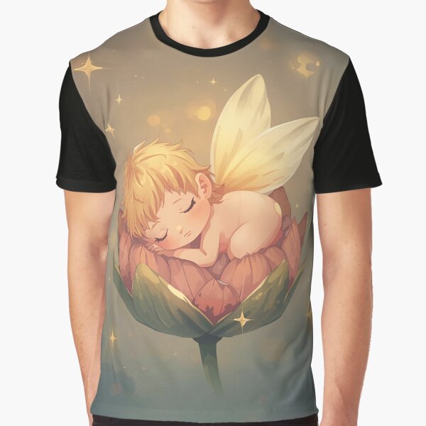 Sleeping Flower Fairy by SimonsDesignArt T-Shirts, Hoodie, Sweatshirt | BlankRebels.com (Image 1)