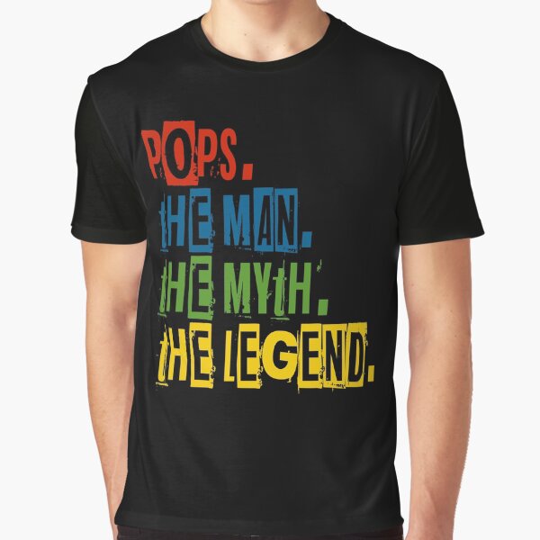 Pops The man the myth the legend by TopDesignArt T-Shirts, Hoodie, Sweatshirt | BlankRebels.com (Image 1)