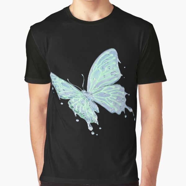 Neon Glass Butterfly Frutiger Aero Aesthetic by AeroNomad T-Shirts, Hoodie, Sweatshirt | BlankRebels.com (Image 1)