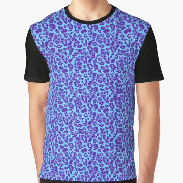 Deep Blue Leopard Pattern by SamJanner T-Shirts, Hoodie, Sweatshirt | BlankRebels.com (Image 1)