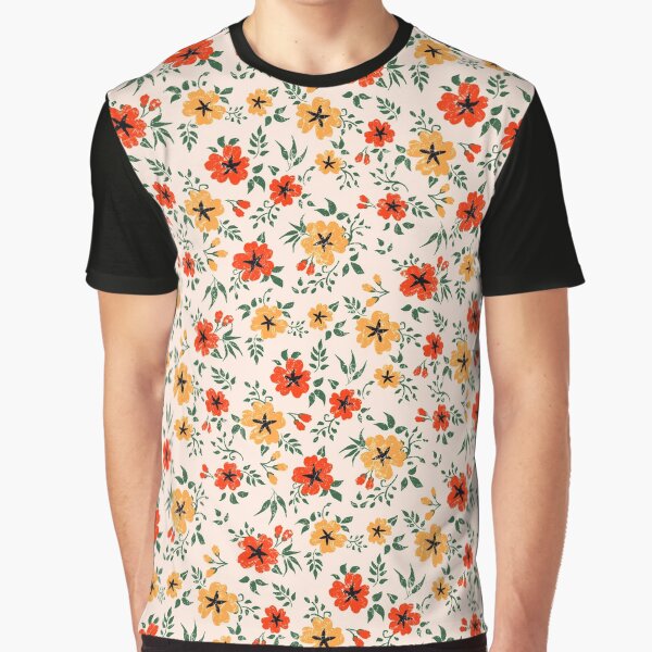 Floral Cheer Cute Orange and Yellow Flowers by mythandframe T-Shirts, Hoodie, Sweatshirt | BlankRebels.com (Image 1)