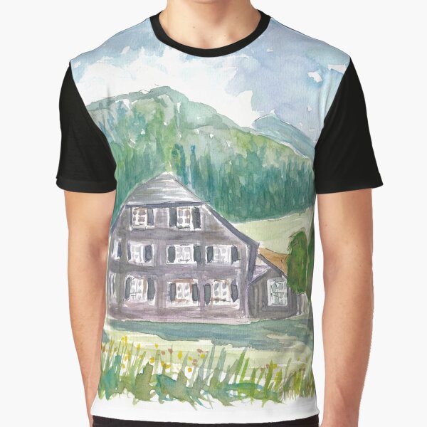 The House In The Black Forest Germany by artshop77 T-Shirts, Hoodie, Sweatshirt | BlankRebels.com (Image 1)