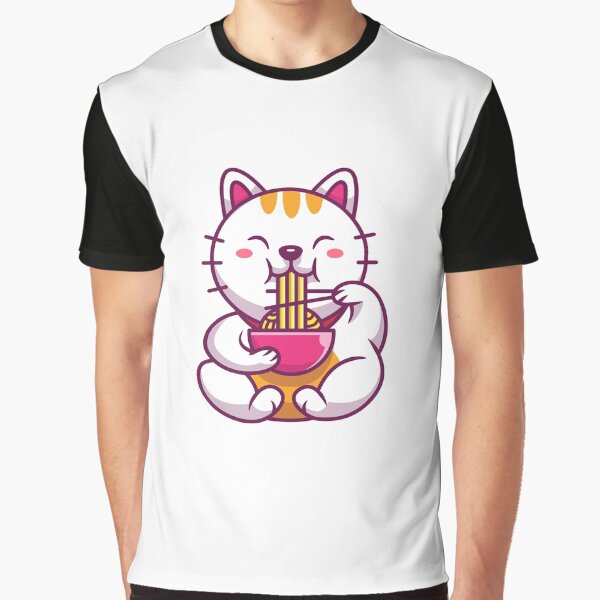 KITTEN Portion Of Ramen by Emil1993 T-Shirts, Hoodie, Sweatshirt | BlankRebels.com (Image 1)