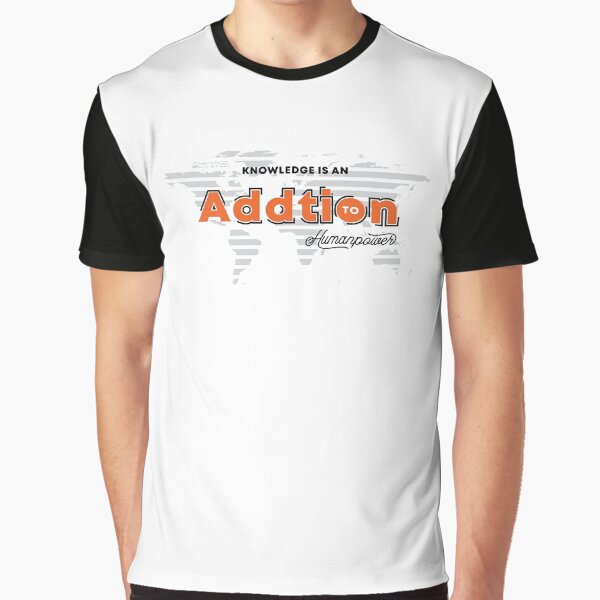Knowledge is an addtion to Humanpower, Positive by niclothing T-Shirts, Hoodie, Sweatshirt | BlankRebels.com (Image 1)