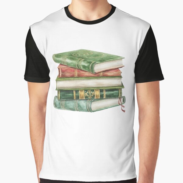 Watercolor Hand Painted Books by sadedream T-Shirts, Hoodie, Sweatshirt | BlankRebels.com (Image 1)