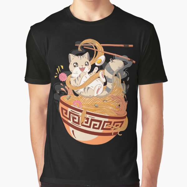 CAT LOVE RAMEN T SHIRT by STTrillionTEES Hoodie, Sweatshirt | BlankRebels.com (Image 1)
