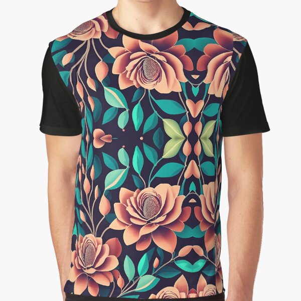 Floral pattern dark fantasy by M0A0 T-Shirts, Hoodie, Sweatshirt | BlankRebels.com (Image 1)