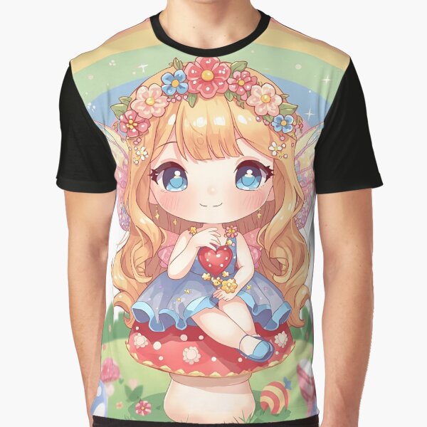 Flower Fairy Girl by SimonsDesignArt T-Shirts, Hoodie, Sweatshirt | BlankRebels.com (Image 1)