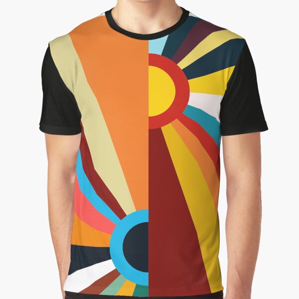 Offset Retro Sunset Rainbow 6 by MaryJaneRC T-Shirts, Hoodie, Sweatshirt | BlankRebels.com (Image 1)