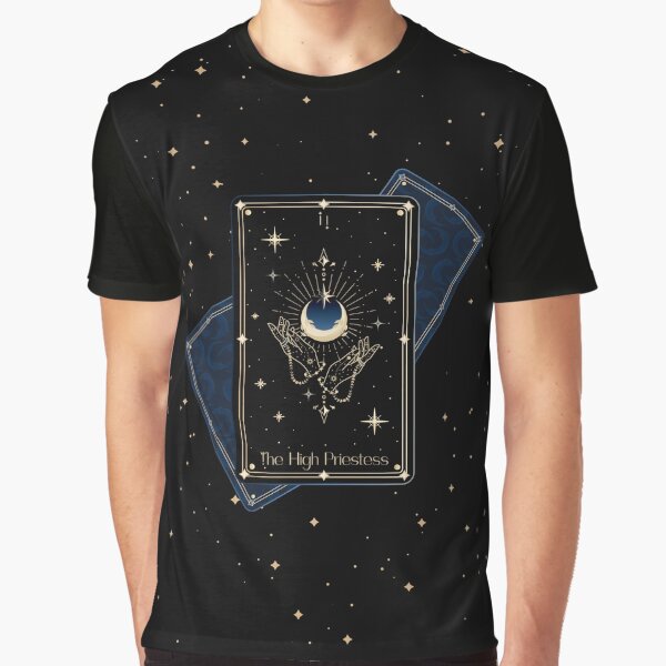 Tarot | The High Priestess by CarolesDemunno T-Shirts, Hoodie, Sweatshirt | BlankRebels.com (Image 1)